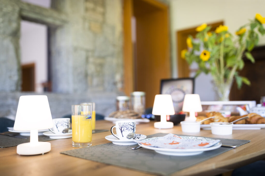 Petit déjeuner chambre d'hôtes Chaudfontaine